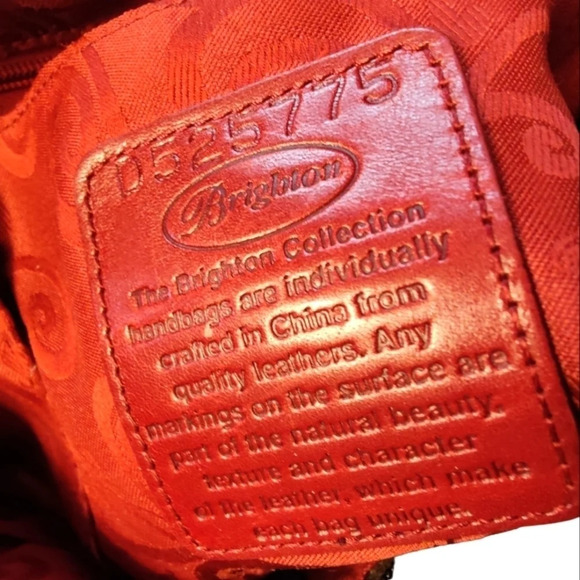 Brighton Croco Short Tote Bag EUC ❤️ - Picture 13 of 15